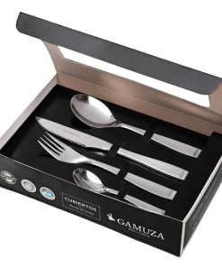 JUEGO DE CUBIERTOS 24PZAS EJECUTIVO 1400666 GAMUZA