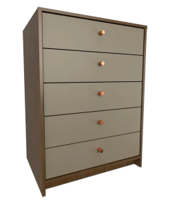 CHIFONIER 6058 NOGAL COMBINADO CON GRIS CUBANITA TABLES