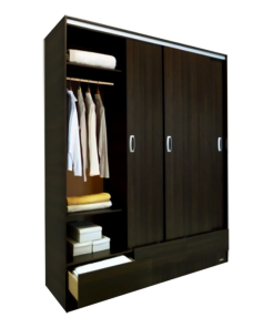PLACARD MAX 633 PUERTAS CORREDIZAS 1.81MT TABACO PLATINUM