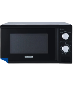 MICROONDAS MECANICO GLASS COOK 20MCM 20 LITROS NEGRO TRAMONTINA