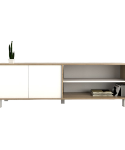 RACK DE TV 4100 OLMO FINLANDES COMBINADO CON EVEREST TABLES