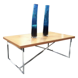 MESA CENTRO KATHY 60060121 1.20X0.60 CROMADA ADAMOBILI