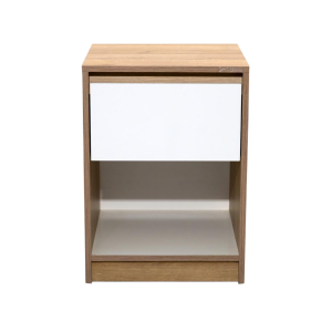 MESA DE LUZ 828/5 ROBLE MIEL COMBINADO CON BLANCO GACELA