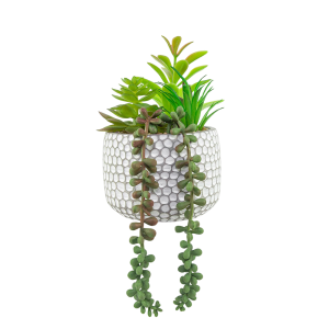 PLANTA CON MACETA 12X35 LON1235PM VELVET DECO