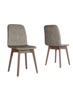 SILLA HELENA CASTAÑO TELA PERGAMINO MUEBLES