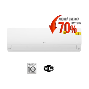 AIRE SPLIT INVERTER DUALCOOL WIFI S4-W24K231E 6.4KW FRIO/CALOR LG