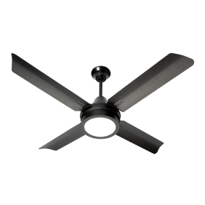 VENTILADOR DE TECHO VTA420N MICROTEXTURADO NEGRO CON LUZ LED SEVERBON
