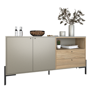 BAHIUT 4253 GRIS CUBANITA COMBINADO CON OLMO FINLANDES TABLES