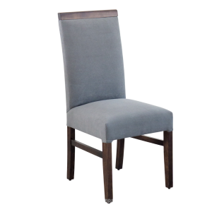SILLA BERTA NOGAL TELA 2 CAMPAGNOLA MUEBLES