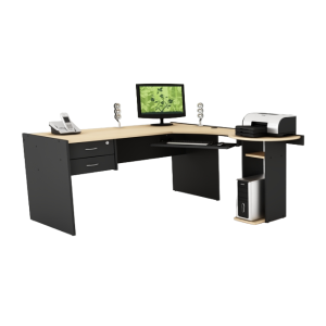 PUESTO DE TRABAJO CLASSIC 915D NEGRO/HAYA PIRO