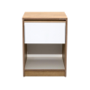 MESA DE LUZ 828/5 ROBLE MIEL COMBINADO CON BLANCO GACELA