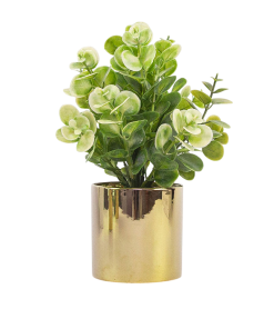PLANTA CON MACETA 21X22 GLO2122PM VELVET DECO