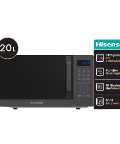 MICROONDAS DIGITAL H20MO45BKHB07 20 LITROS BLACK HISENSE