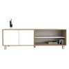 RACK DE TV 4100 OLMO FINLANDES COMBINADO CON EVEREST TABLES