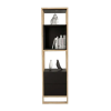COLUMNA CON CAJONES 4205 OLMO FINLANDES COMBINADO CON NEGRO TABLES
