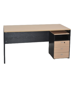 ESCRITORIO 503 1.50 NEGRO HAYA PLATINUM