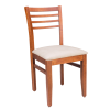 SILLA S126 PINO CEDRO ECOCUERO DIMADERA