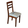 SILLA RECTA S5 ROBLE LUSTRADA RAD