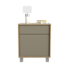 MESA DE LUZ 6426 OLMO FINLANDES COMBINADO CON GRIS CUBANITA TABLES