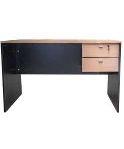 ESCRITORIO 502 1.20 NEGRO/HAYA PLATINUM