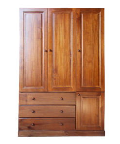 ROPERO ECO 1.20 3 PUERTAS CEDRO MADEVIR