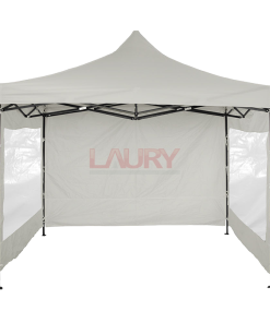 GAZEBO POLIESTER OXFORD 3.00MT PLEGABLE CON PAREDES LAURY
