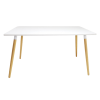 MESA NORDICA 140 KAUNAS 1042 BLANCA SIT MOBILI
