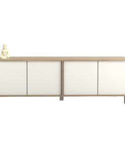 RACK DE TV 4101 OLMO FINLANDES COMBINADO CON EVEREST TABLES