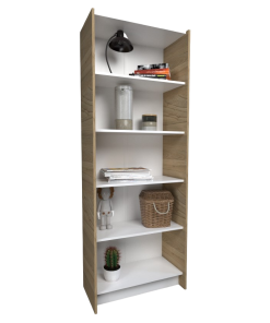 ESTANTERIA GRANDE ABIERTA 3035 OLMO FINLANDES COMBINADO CON EVEREST TABLES