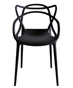 SILLA DESIGN NEGRA F915001 GARDEN LIFE