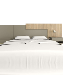 RESPALDO FUNCIONAL 6446 OLMO FINLANDES COMBINADO CON GRIS CUBANITA TABLES