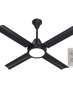 VENTILADOR DE TECHO FUSION 132 MICROTEXTURADO NEGRO SEVERBON
