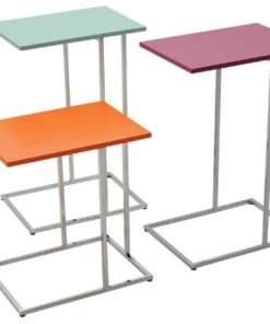 MESA LATERAL COFFEE II 60060057 CROMADA ADAMOBILI