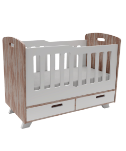 CUNA NORDIC N10 C/CAJONES C/BARANDA DESLIZABLE L.E