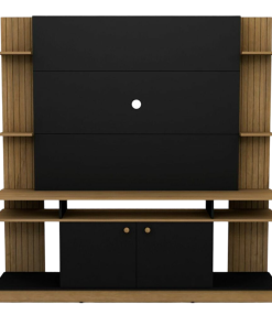 CENTRO ENTRETENIMIENTO 315250 ROBLE MIEL COMBINADO CON NEGRO GACELA