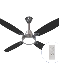 VENTILADOR DE TECHO FUSION 134 WENGUE/NEGRO SEVERBON
