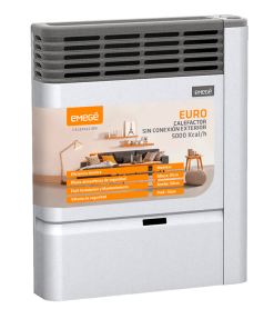 CALEFACTOR EURO 3150SCE GRIS 5000CAL/H SS EMEGE