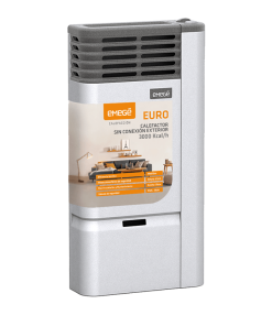 CALEFACTOR EURO 3130SCE GRIS 3000CAL/H SS EMEGE