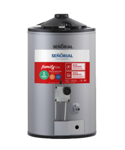 TERMOTANQUE 30LTS MULTIGAS ALTA RECUPERACION LINEA FAMILY SEÑORIAL
