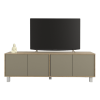 RACK DE TV 4101 OLMO FINLANDES COMBINADO CON GRIS CUBANITA TABLES