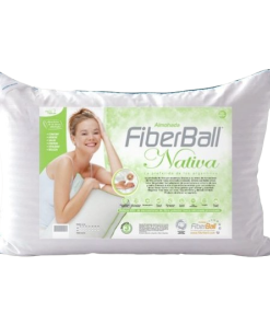 ALMOHADA 80X40 NATIVA CON FAJA FIBERBALL