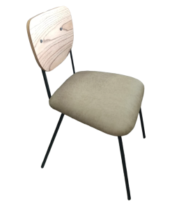 SILLA BROOKLYN 60070192 MICROTEXTURADA NEGRA ADAMOBILI