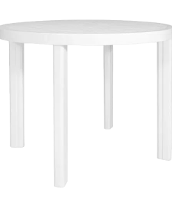 MESA GUINEA 90CM BLANCA GARDEN LIFE