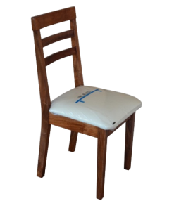 SILLA RECTA S5 ROBLE LUSTRADA RAD