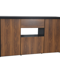 BAHIUT 560 1.60 ROBLE ANTIGUO COMBINADO CON NEGRO PLATINUM