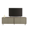 RACK DE TV 4101 NOGAL COMBINADO CON GRIS CUBANITA TABLES