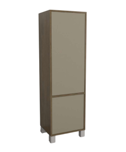 COLUMNA 2 PUERTAS 4104 NOGAL COMBINADO CON GRIS CUBANITA TABLES